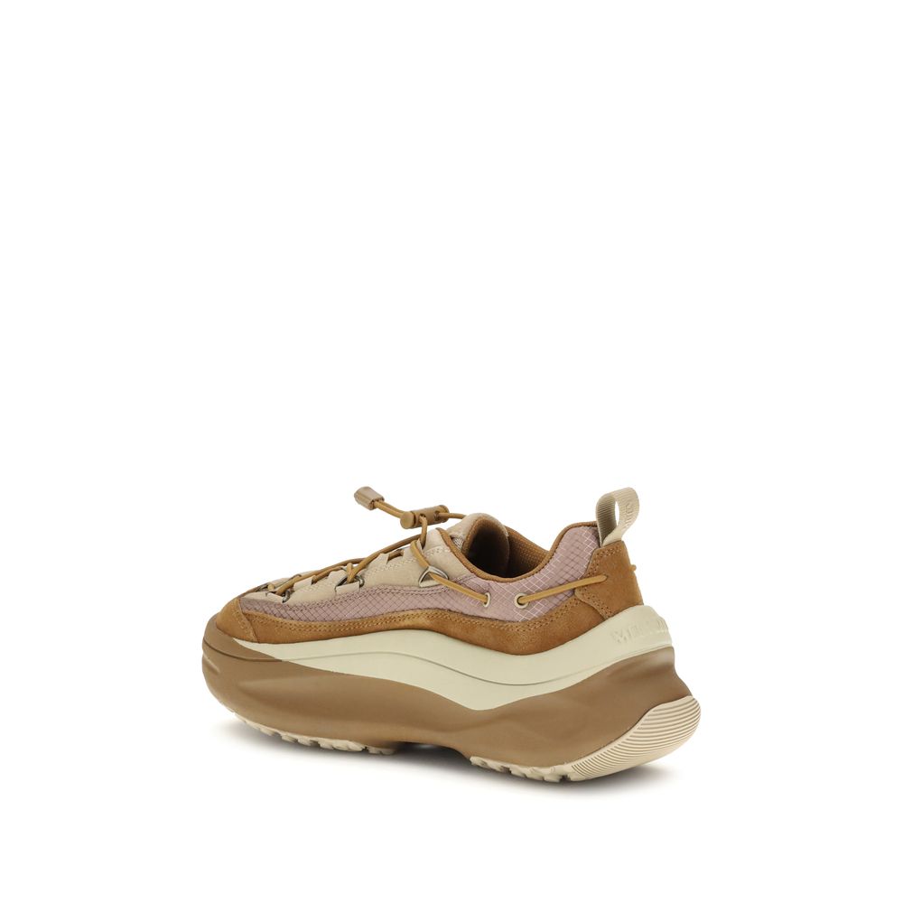 Moon Boot Braune Kalbshaut Bos Taurus Sportschuhe