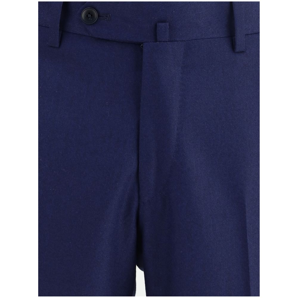 Gi Capri Blauer Woll-Fleece Anzug