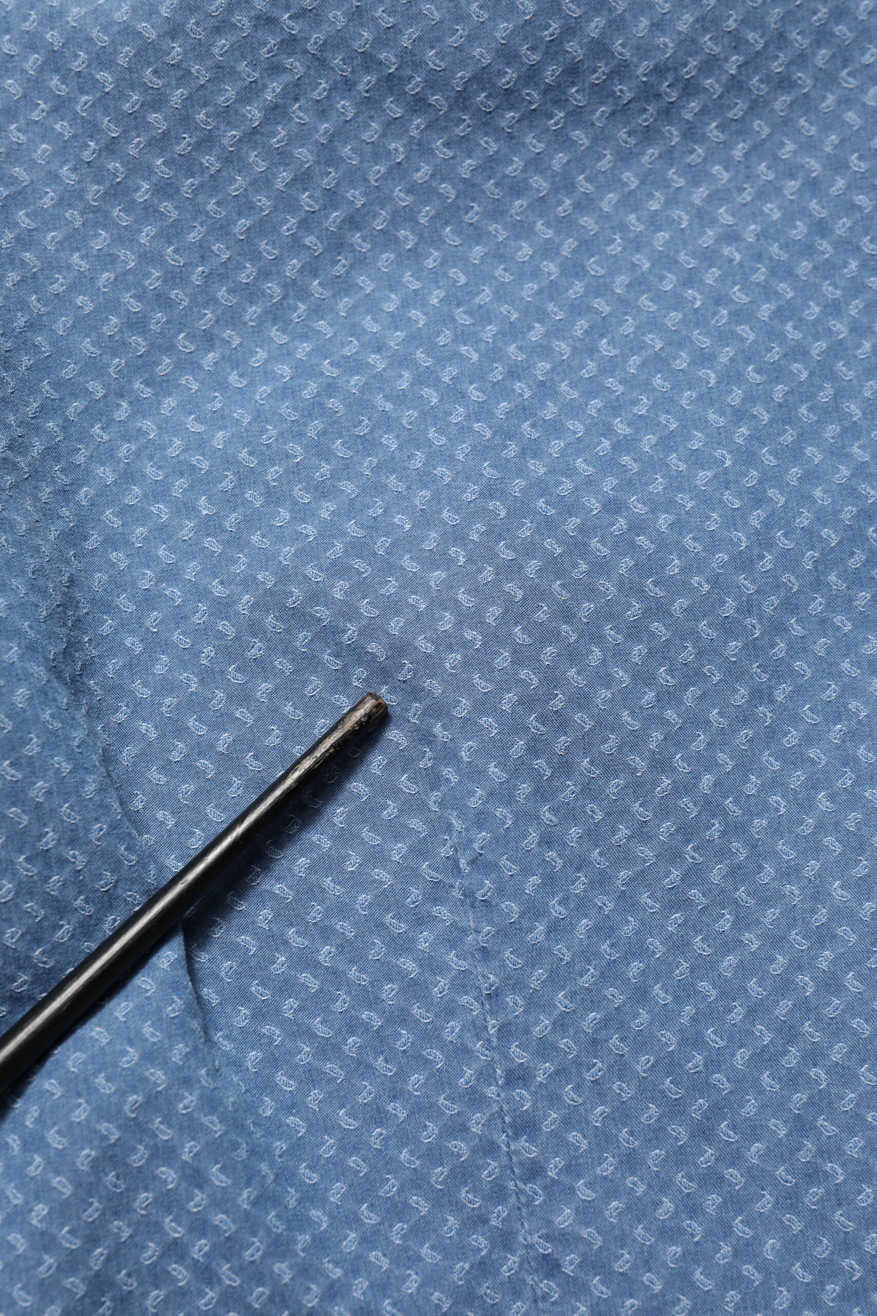 AGLINI Hellblaues Baumwollhemd mit schmaler Passform und langem Arm