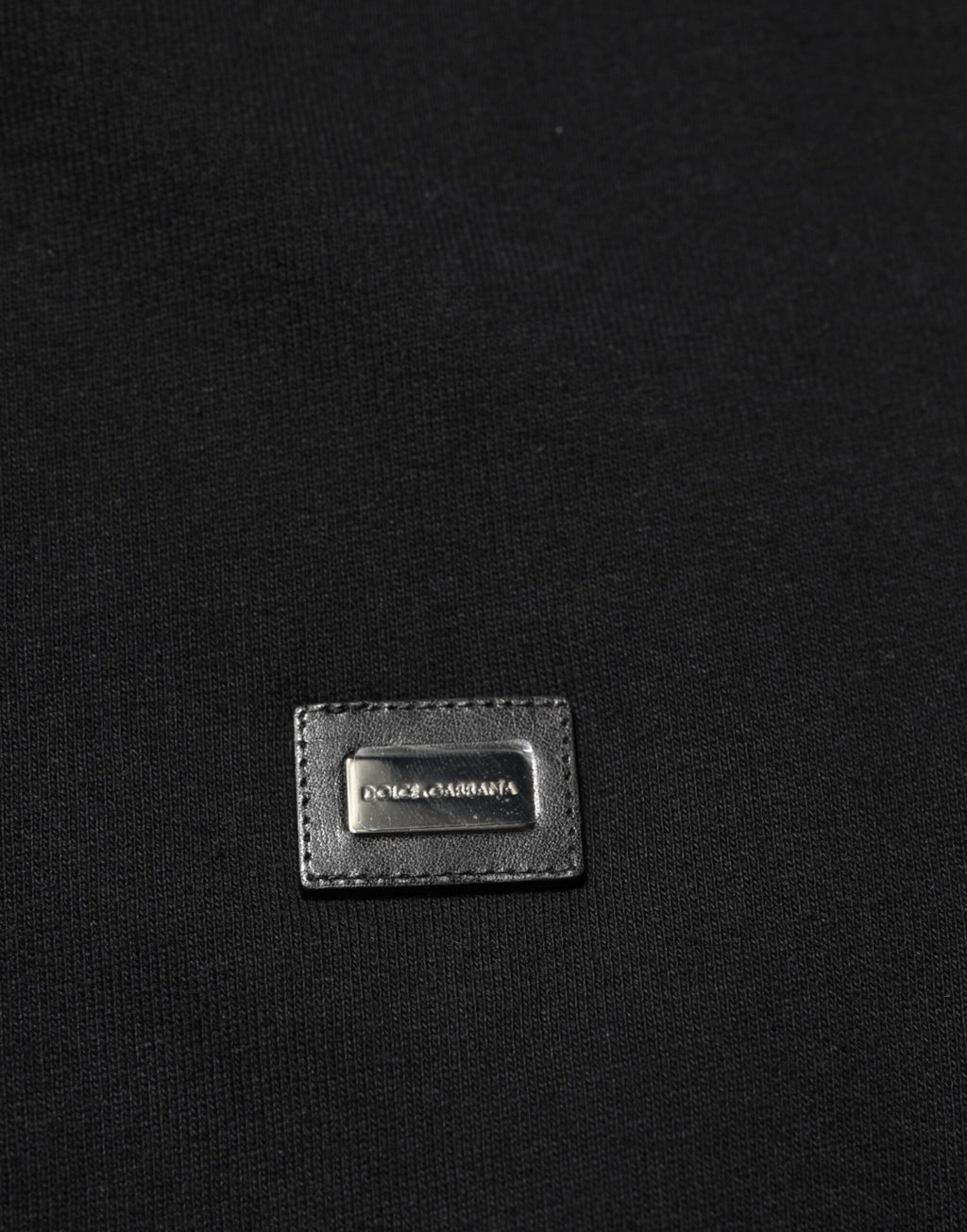 Dolce & Gabbana Schwarzer Kapuzenpullover aus Baumwolle für Herren