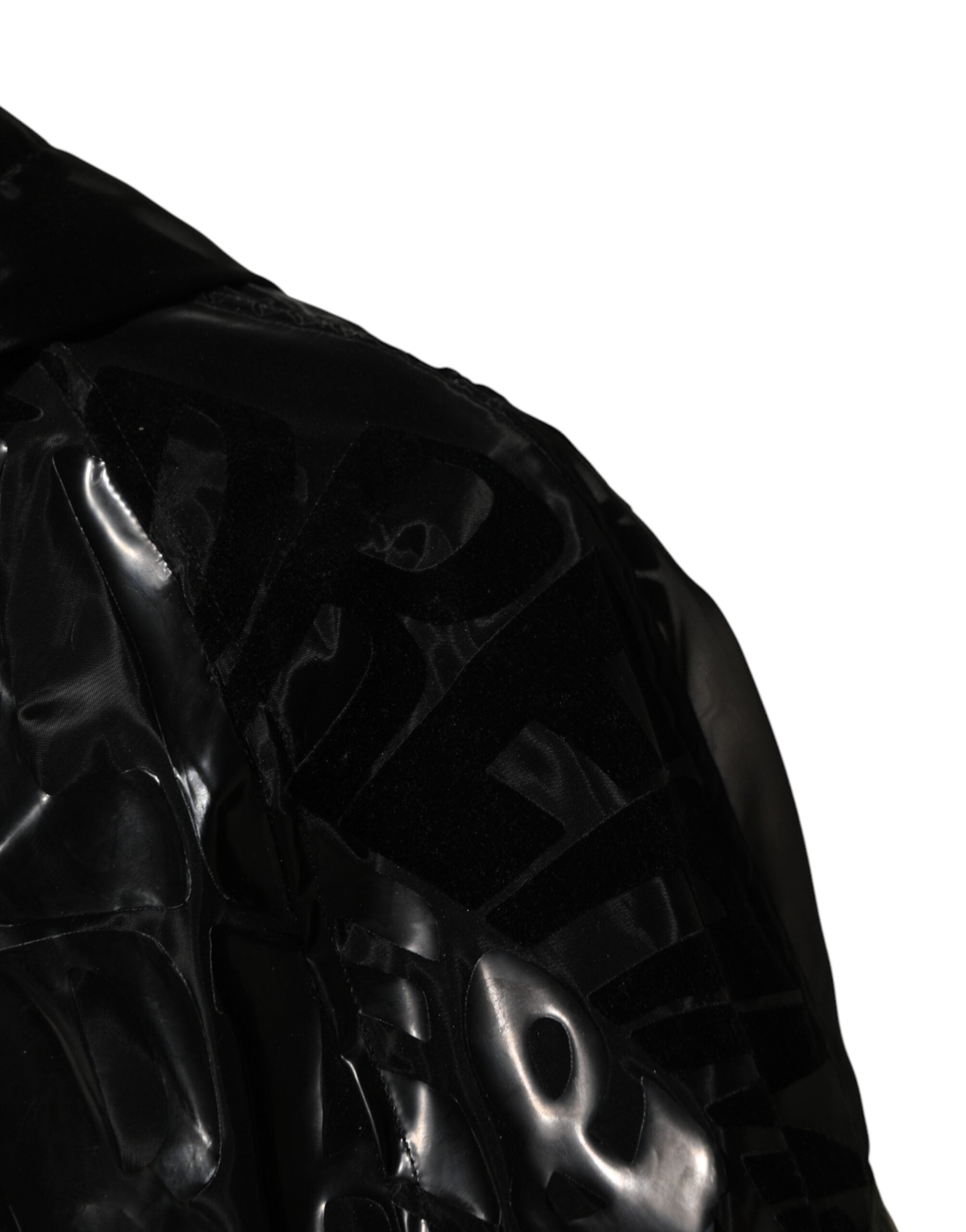 Dolce & Gabbana Schwarzer Camouflage-Kapuzenpullover für Herren mit durchgehendem Reißverschluss