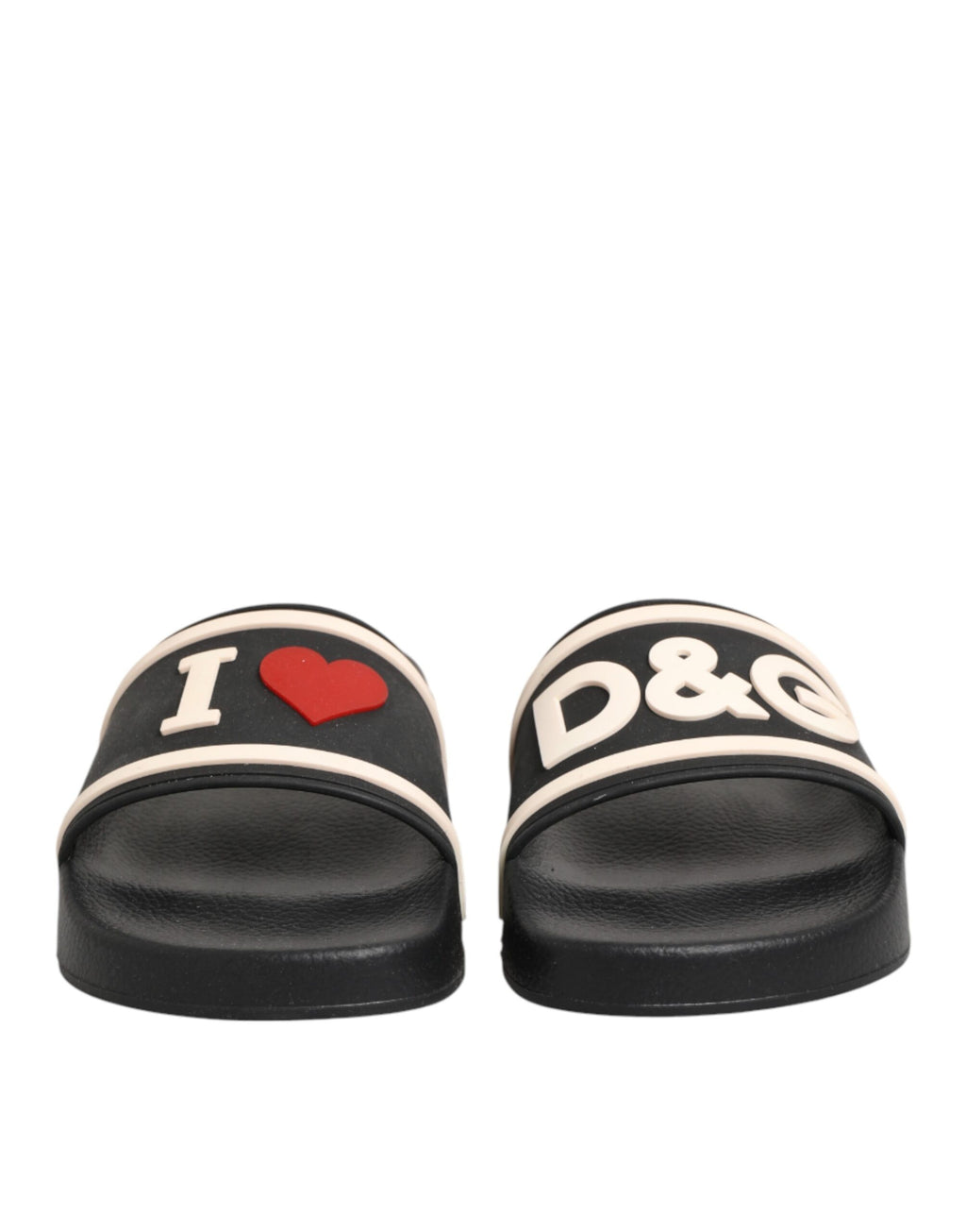Dolce & Gabbana Schwarze Gummisandalen
