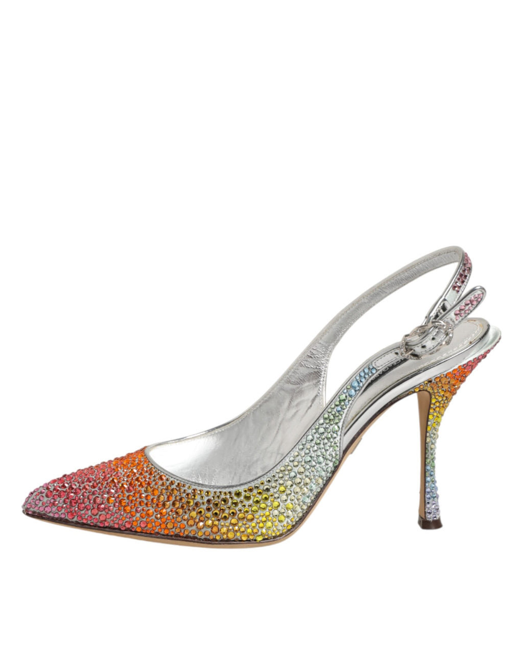 Dolce & Gabbana Pumps mit Pailletten und Fersenriemen in Multicolor