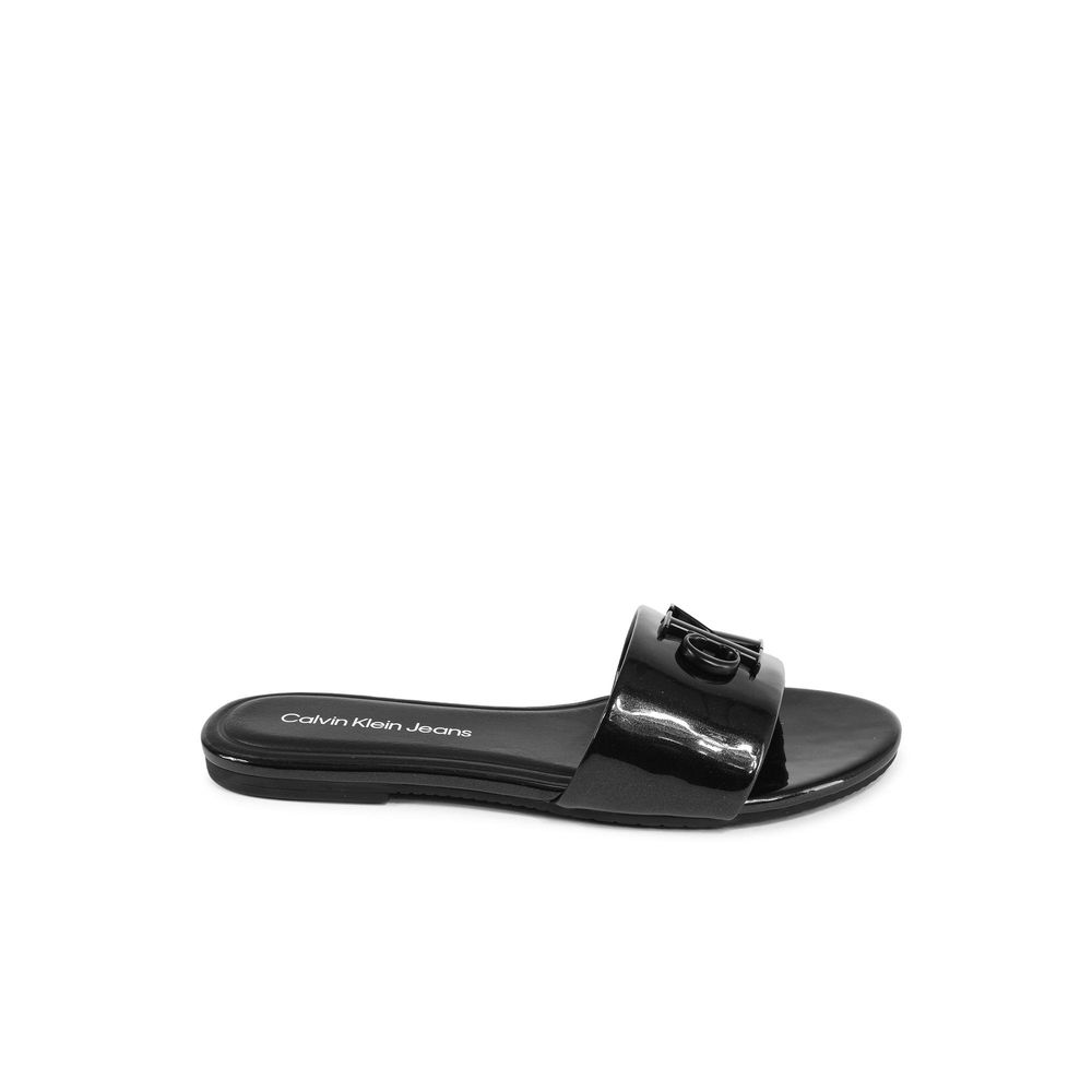 Calvin Klein Schwarze Polyester-Pantoffeln