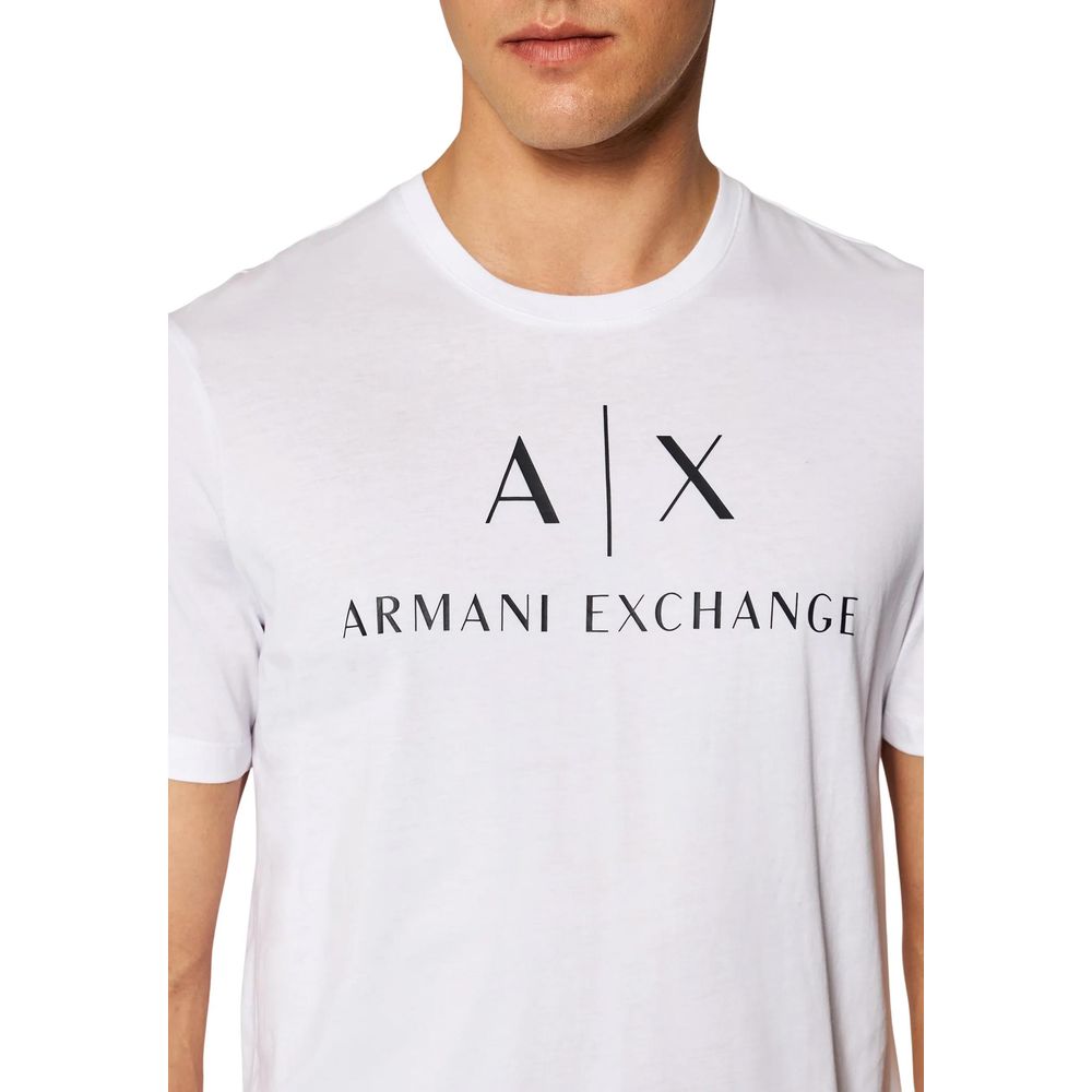 Armani Exchange Weißes Baumwoll-Oberteil