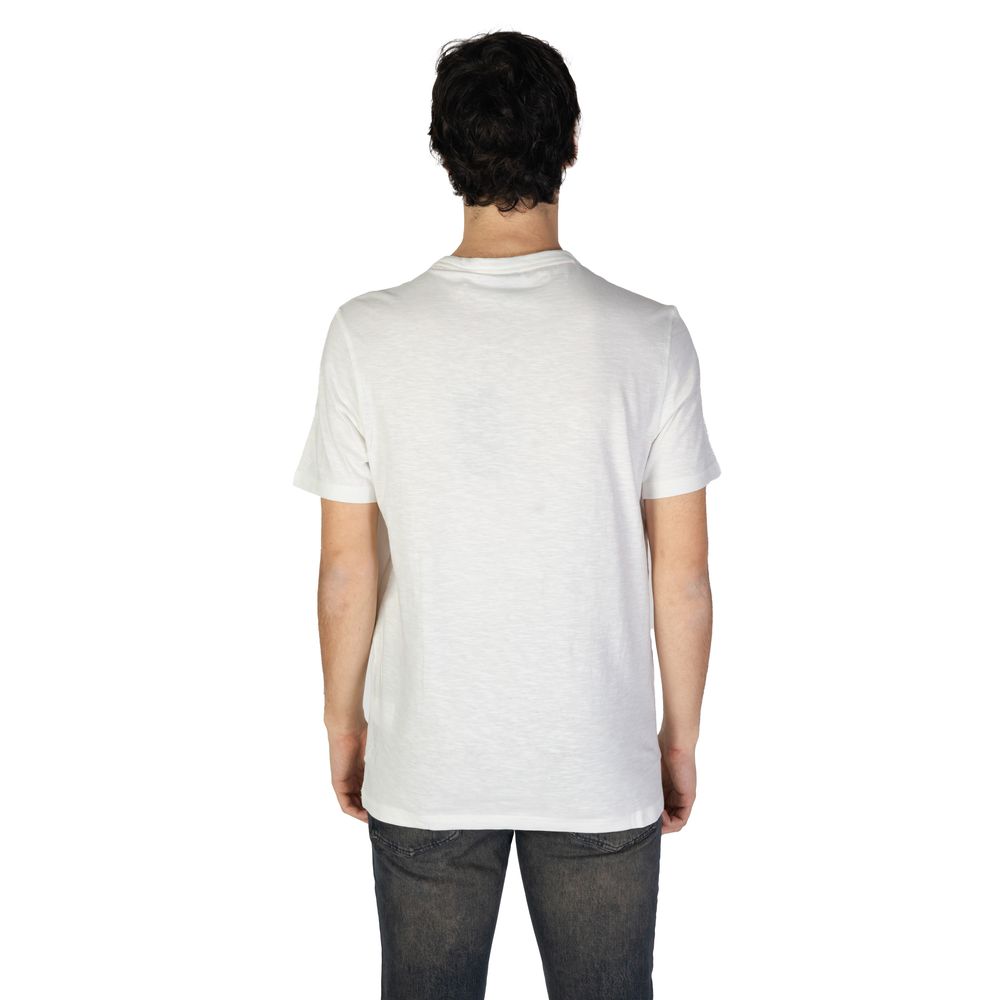 Hugo Boss Weißes Baumwoll-T-Shirt