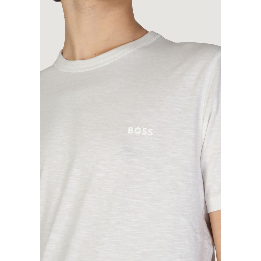 Hugo Boss Weißes Baumwoll-T-Shirt