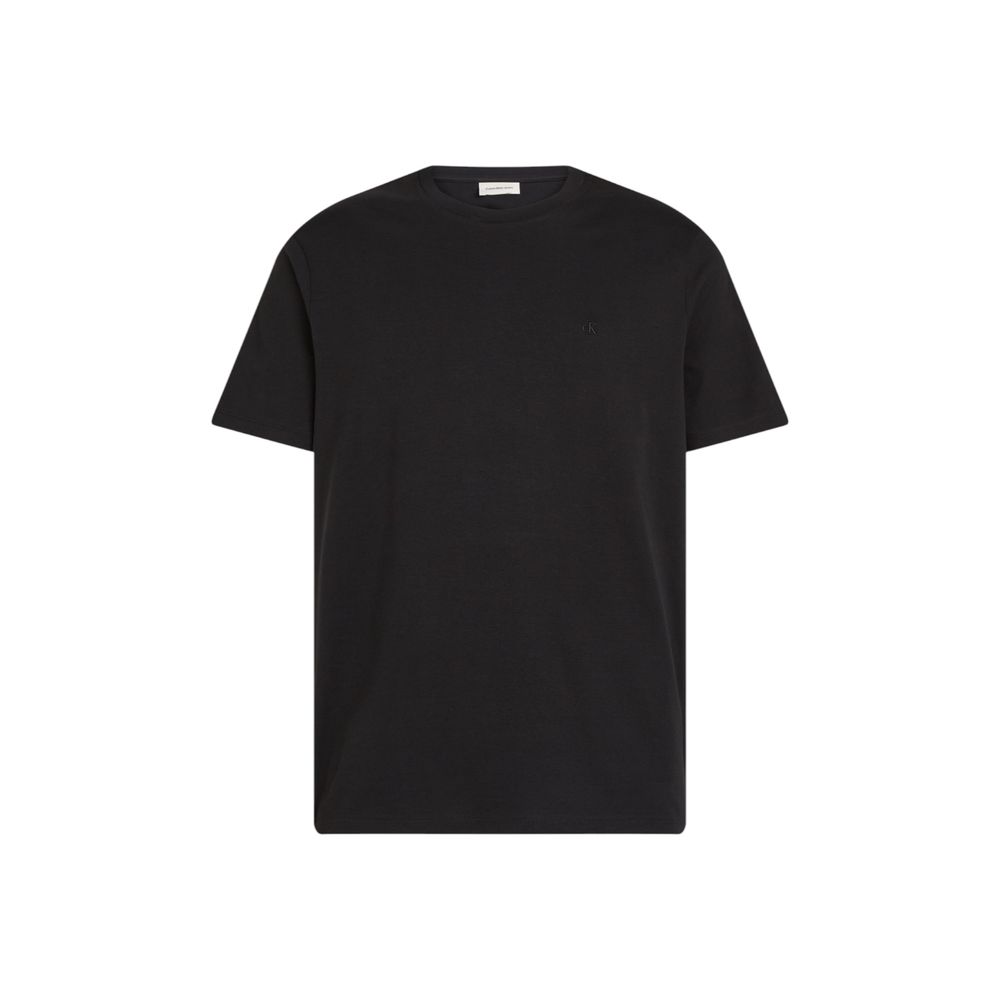 Calvin Klein Jeans Schwarzes Baumwoll-T-Shirt