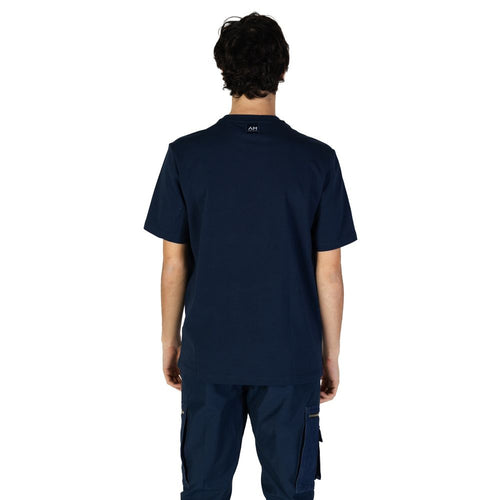 Antony Morato Blaues Baumwoll-T-Shirt