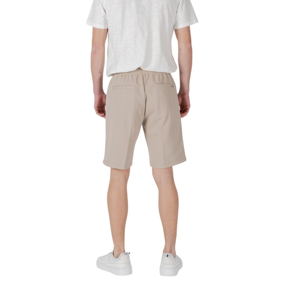 Antony Morato Beige Polyester-Bermuda-Shorts
