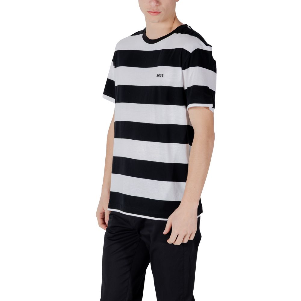 Hugo Boss Schwarzes Baumwoll-T-Shirt