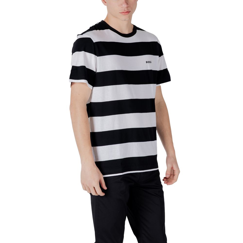 Hugo Boss Schwarzes Baumwoll-T-Shirt
