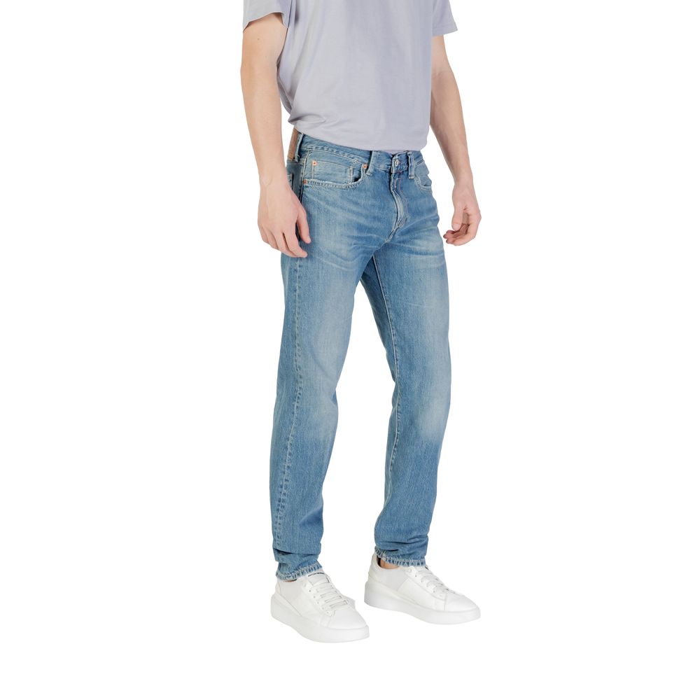 Replay Blaue Baumwoll-Skinny-Jeans