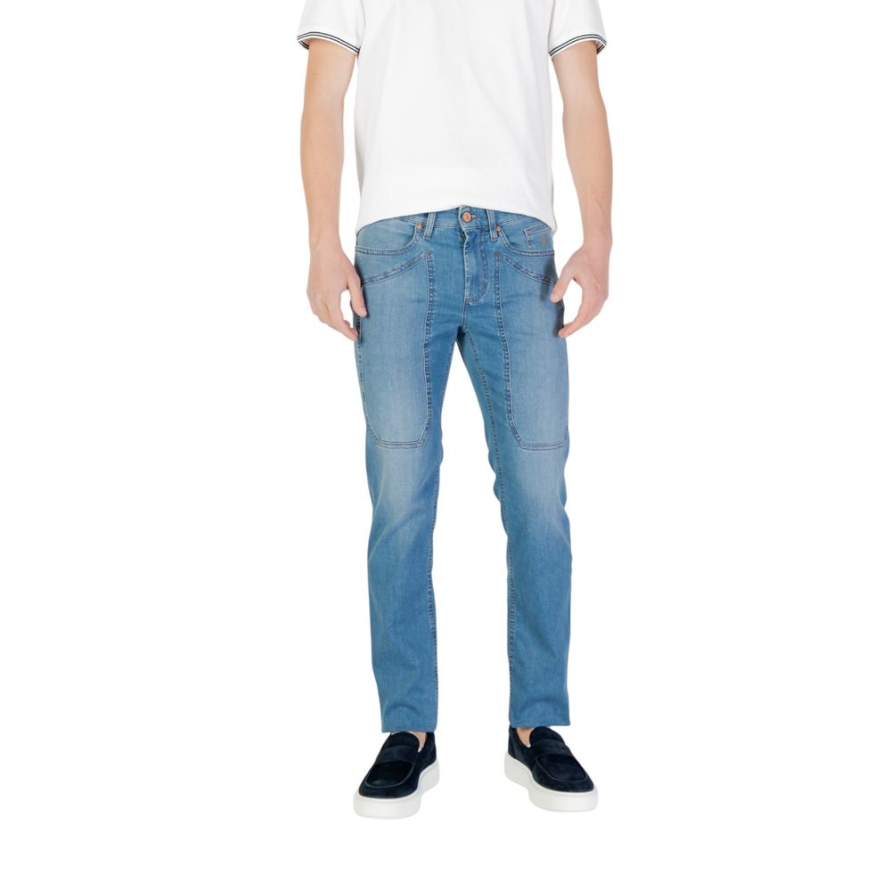 Jeckerson Hellblaue Skinny Jeans aus Baumwolle