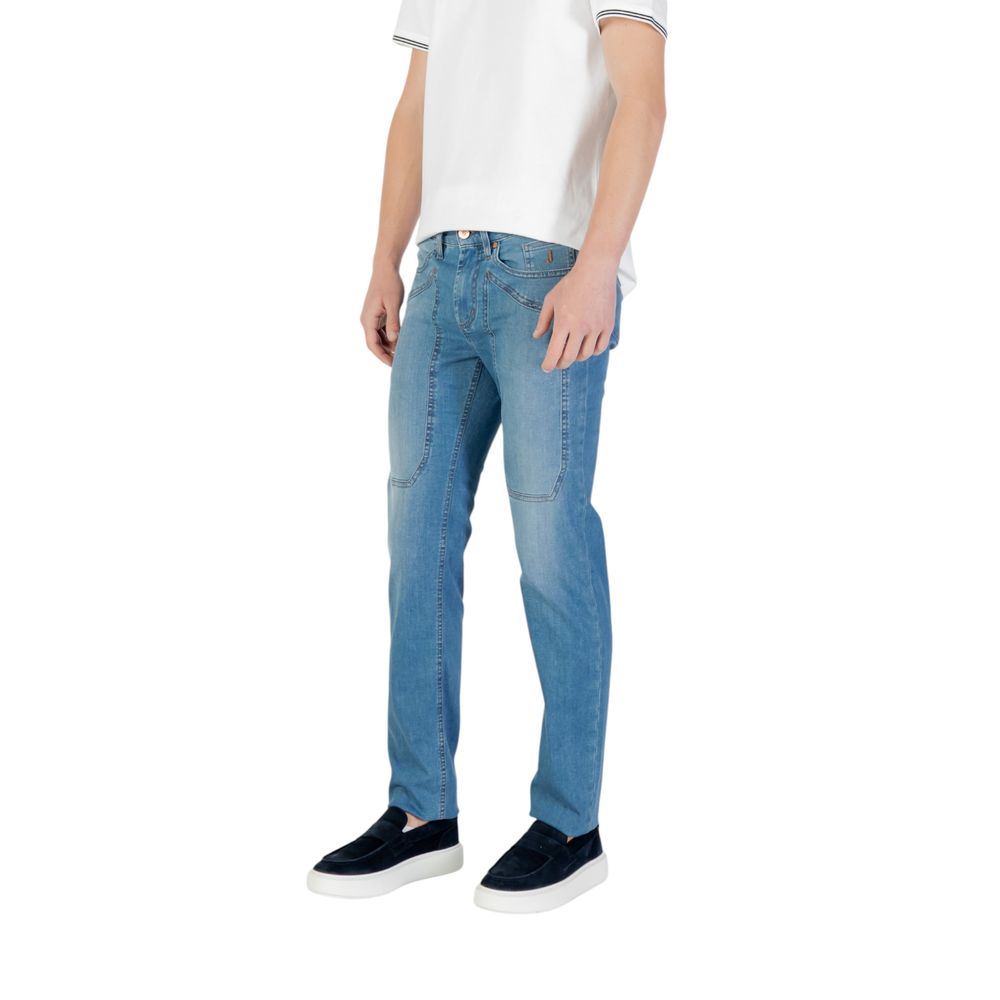Jeckerson Hellblaue Skinny Jeans aus Baumwolle
