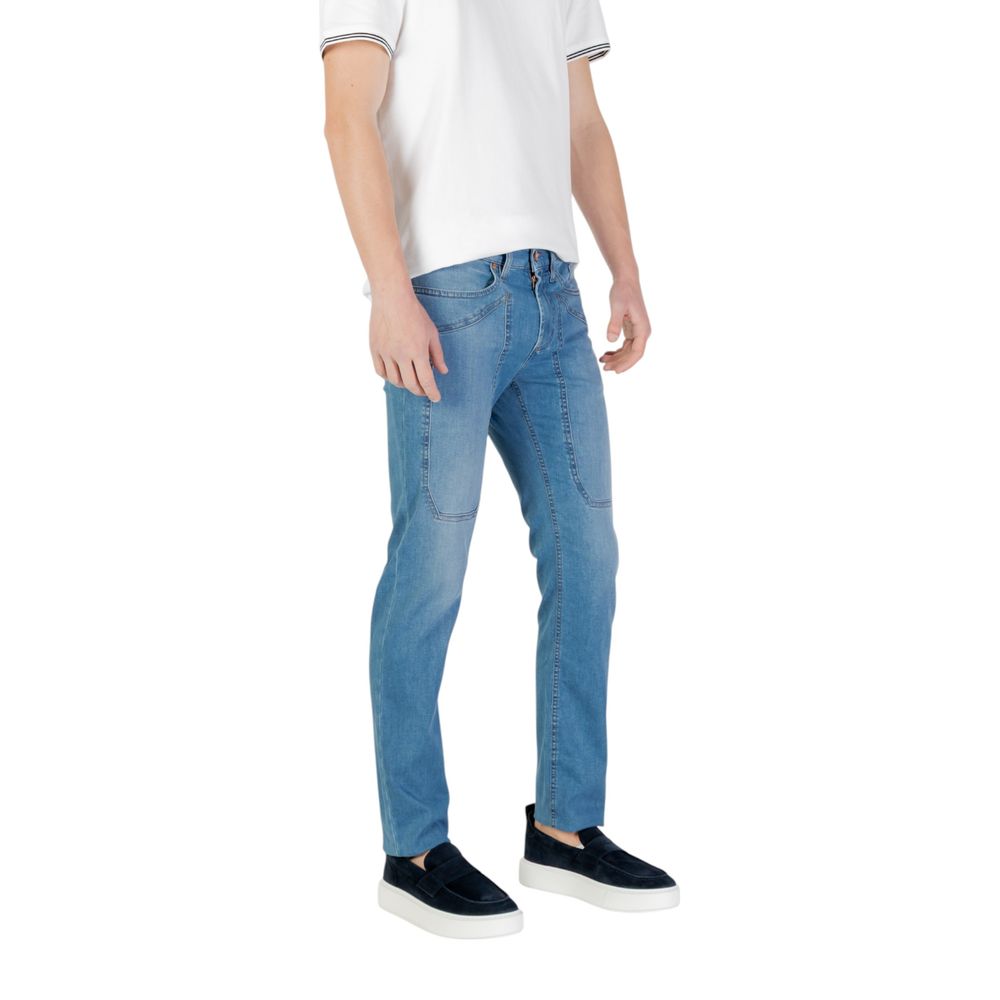 Jeckerson Hellblaue Skinny Jeans aus Baumwolle
