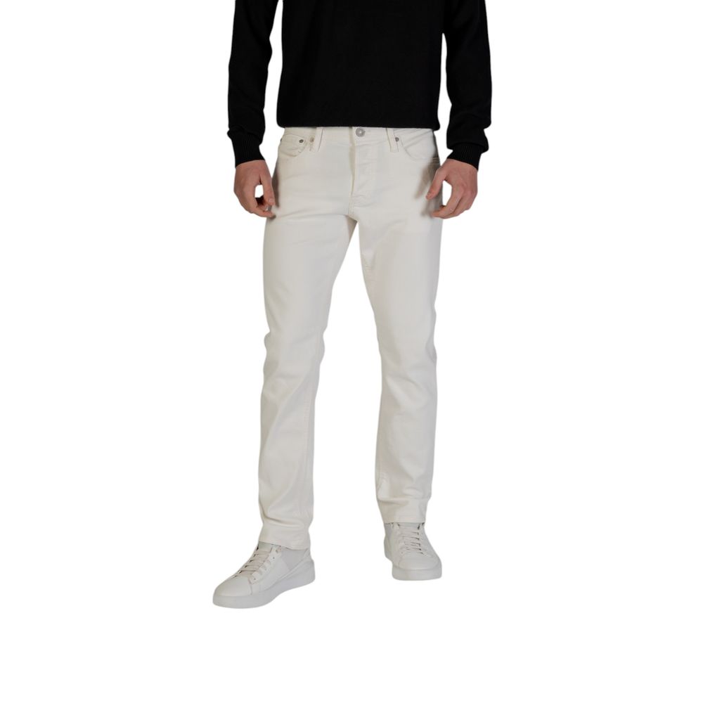 Jack Jones Weiße Skinny Jeans aus Baumwolle
