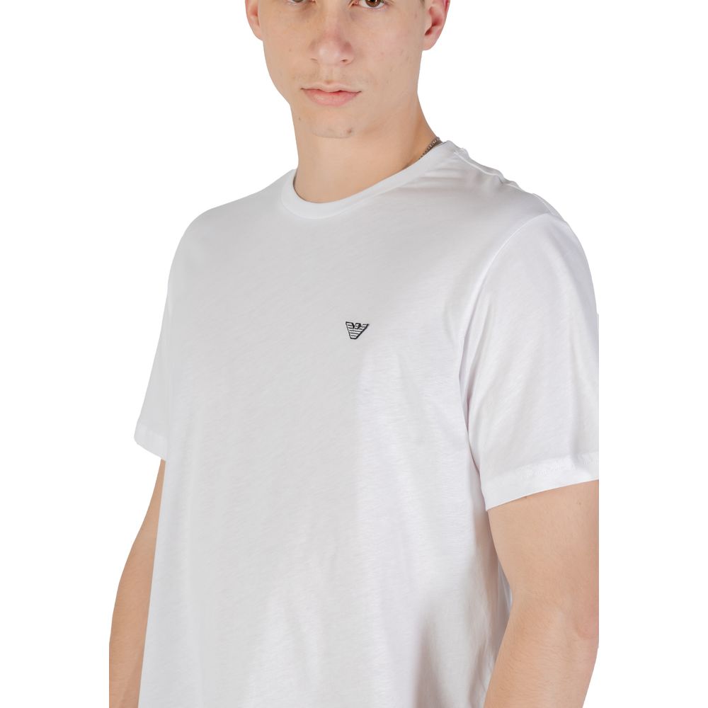 Emporio Armani Underwear Weißes Baumwoll-T-Shirt