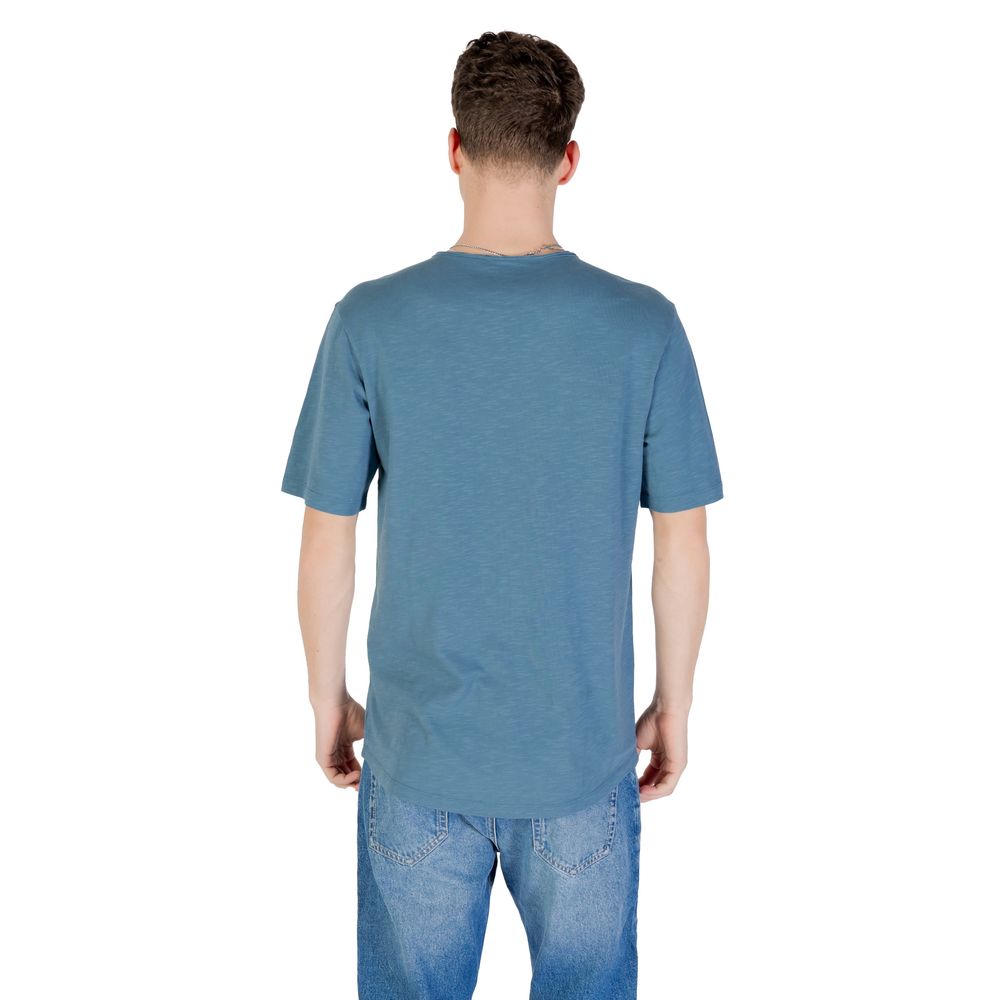 Jack Jones Blaues Baumwoll-T-Shirt