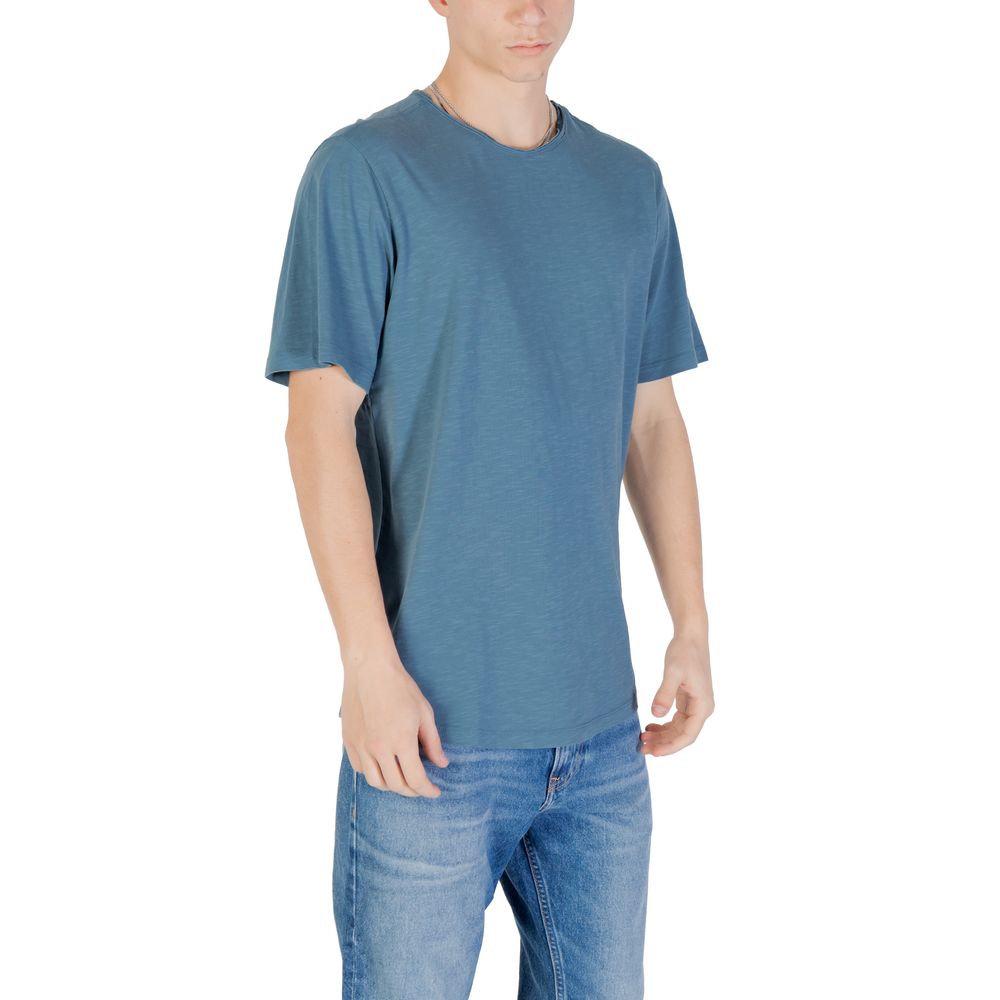 Jack Jones Blaues Baumwoll-T-Shirt