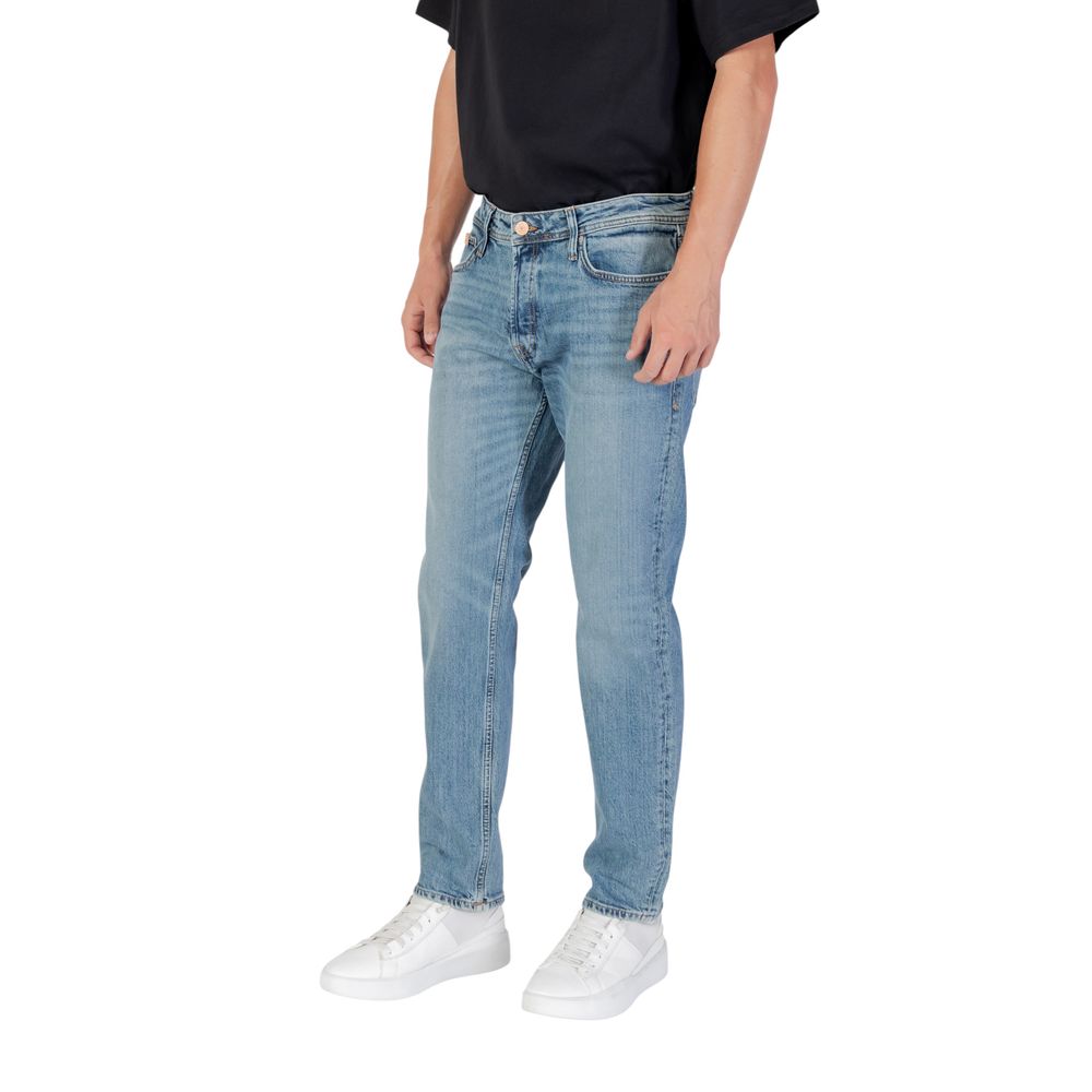 Jack Jones Blaue Baumwoll-Skinny-Jeans