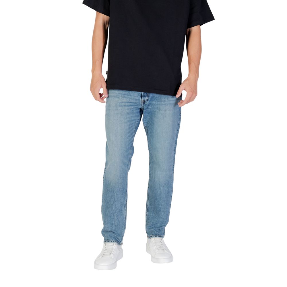 Jack Jones Blaue Baumwoll-Skinny-Jeans