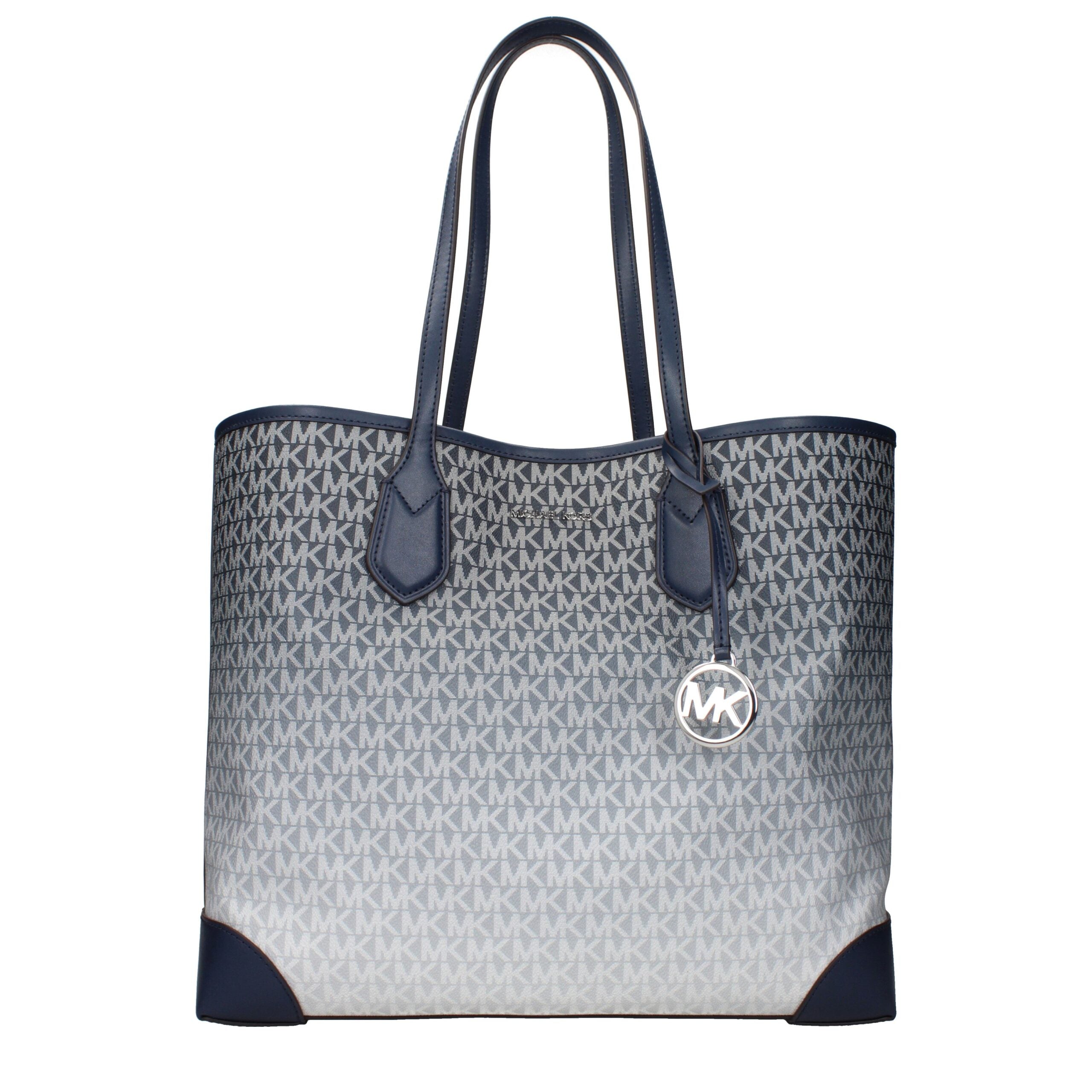 Michael Kors Blaue Stoff-Umhängetasche