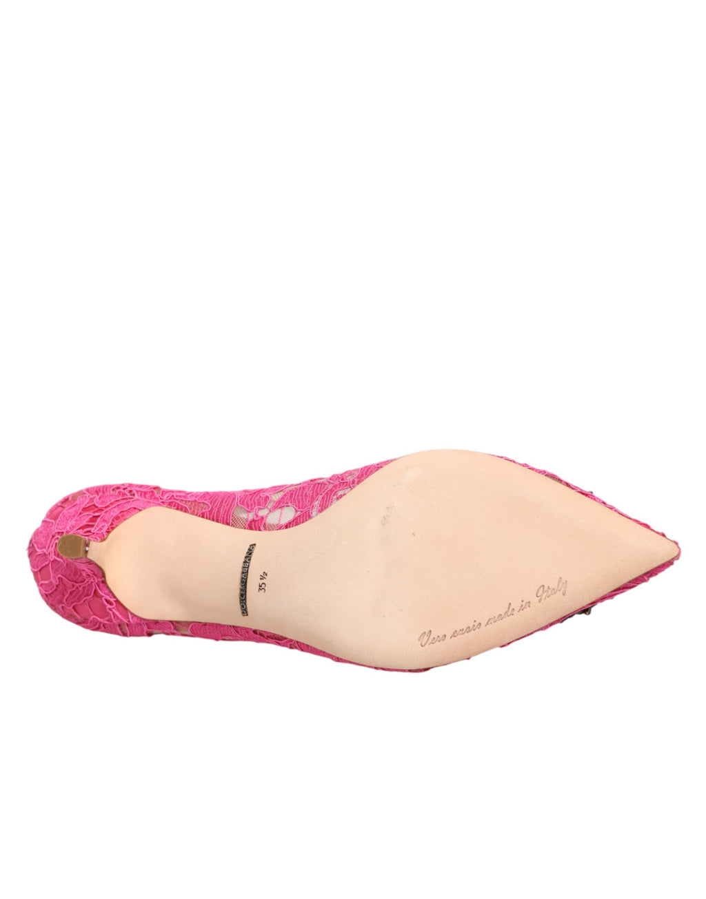 Dolce & Gabbana Rosa Taormina Spitze DEVOTION Pumps