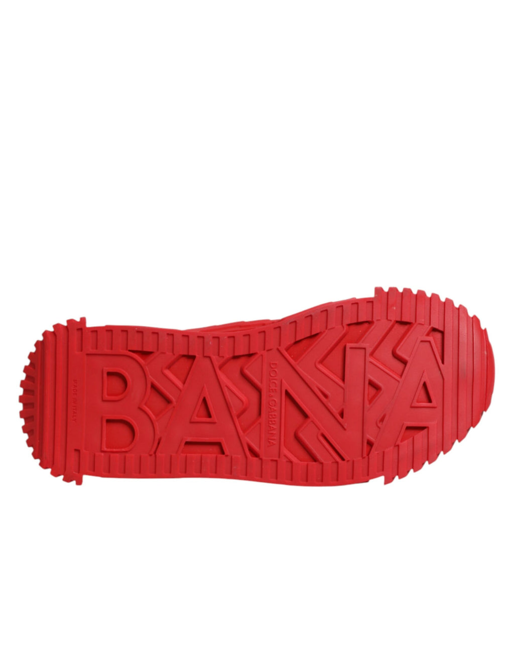 Dolce & Gabbana Rote Logo-Schnürschuhe NS1 Sneakers