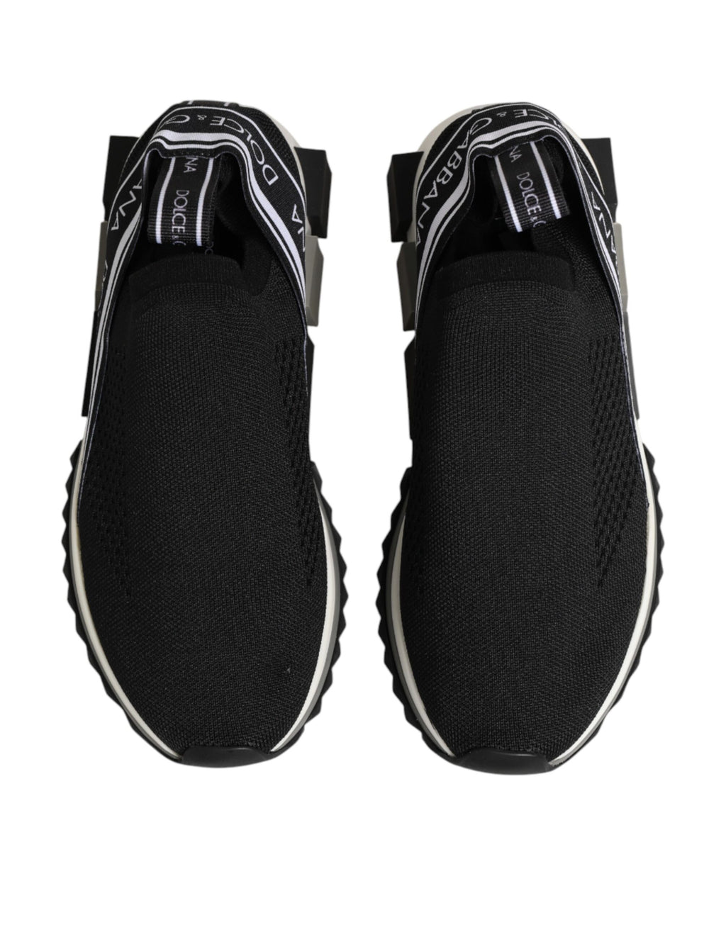 Dolce & Gabbana Schwarze Slip-On Sorrento Sneakers