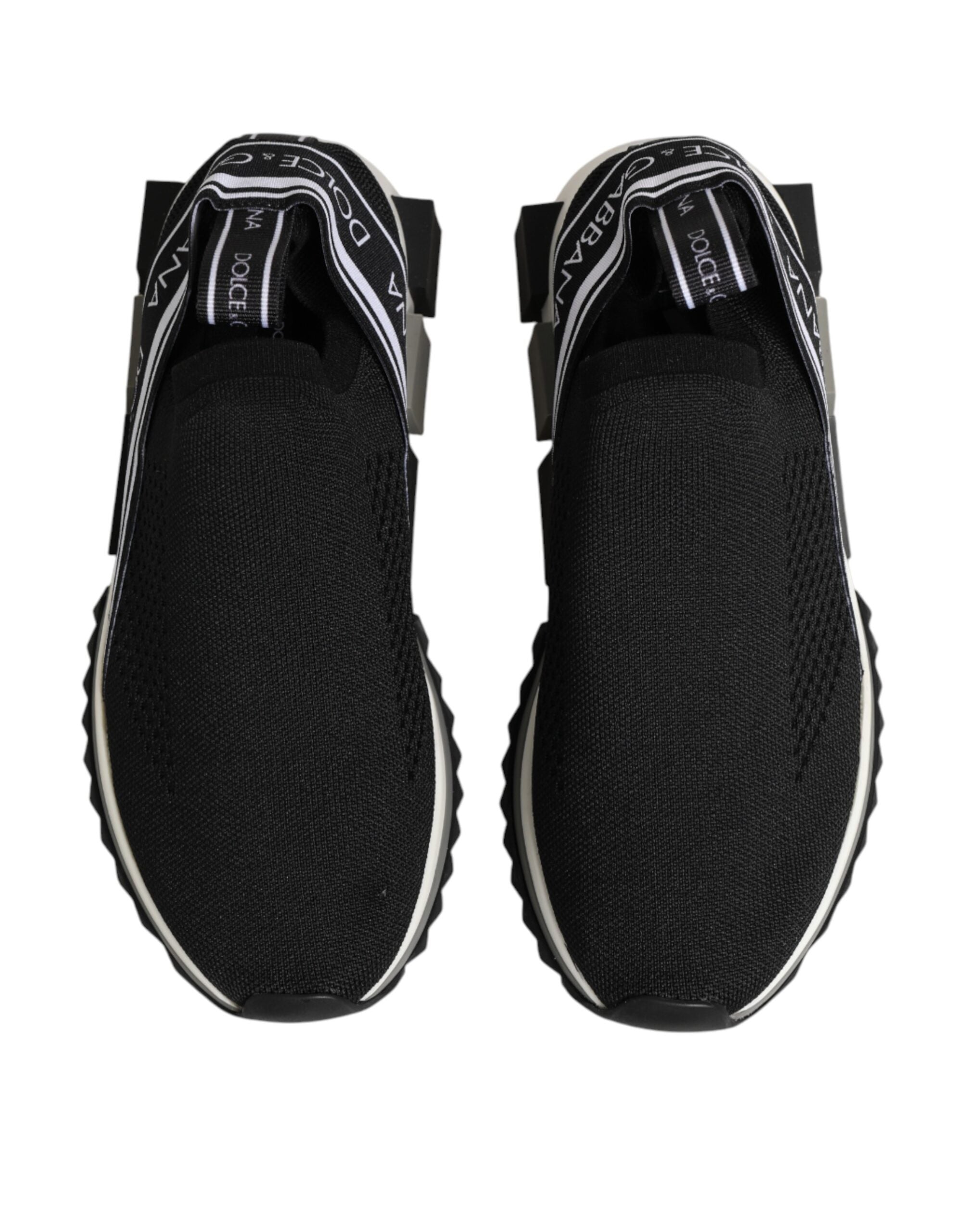 Dolce & Gabbana Schwarze Slip-On Sorrento Sneakers