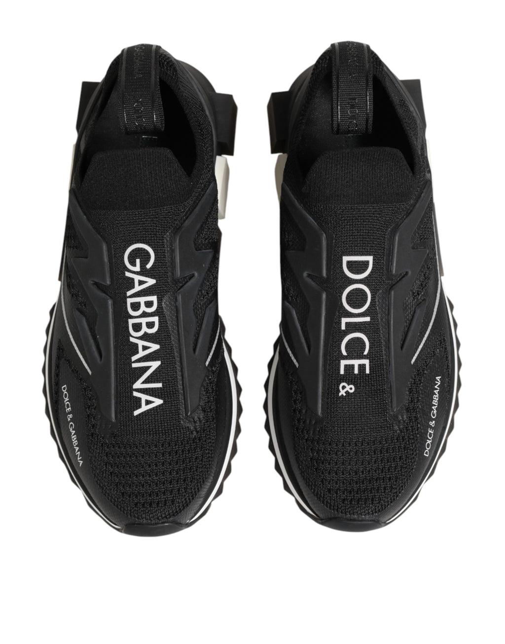 Dolce & Gabbana Schwarze SORRENTO Sport Stretch Sneakers