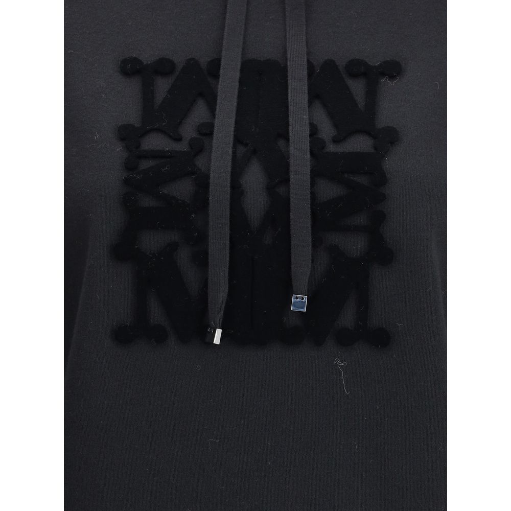 Max Mara Schwarzer Woll-Sweatshirt