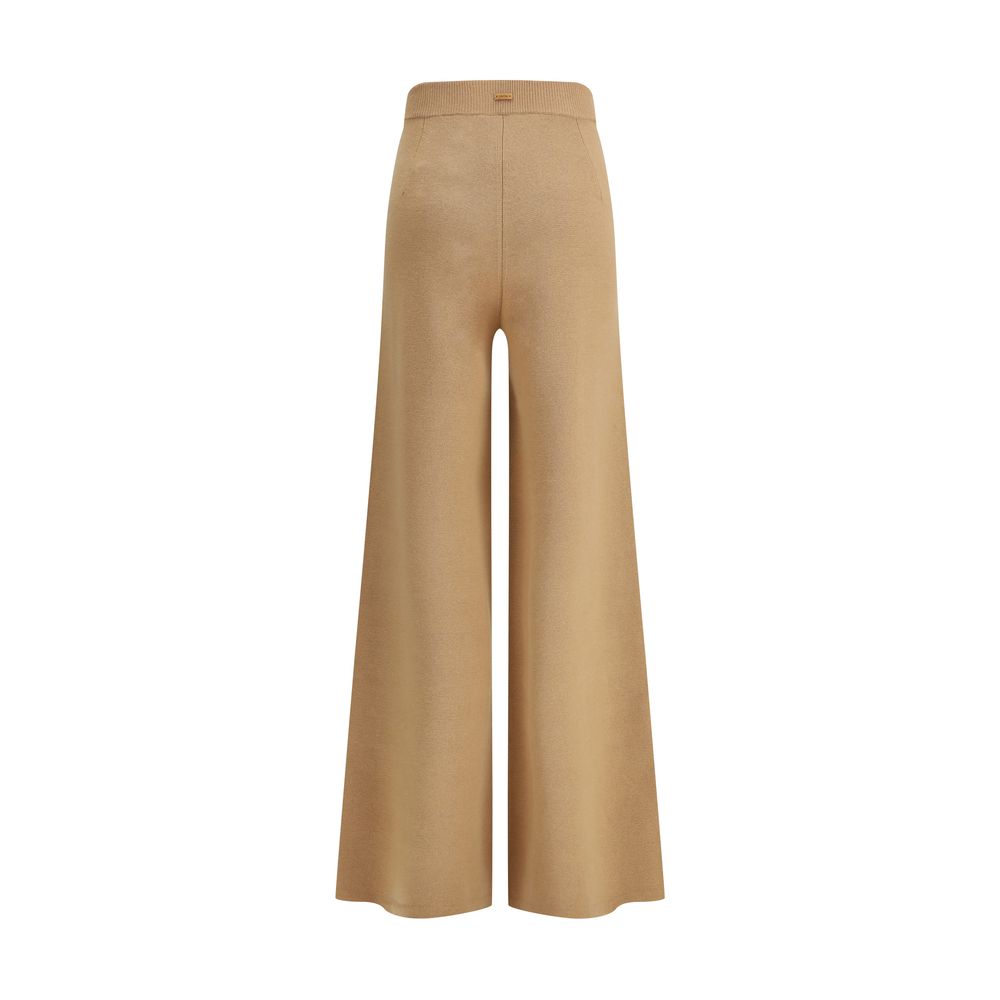 Max Mara Beigefarbene Wollhose im Casual-Stil