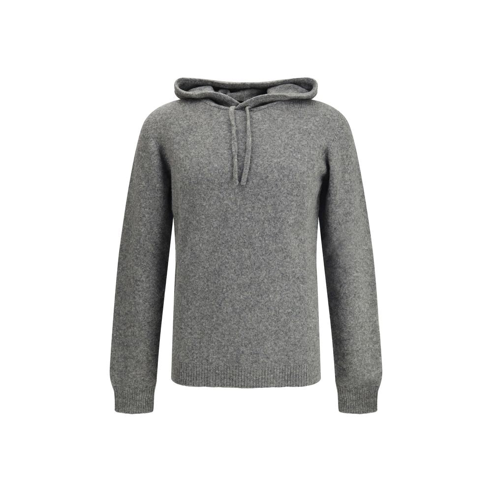 Roberto Collina Grauer Kaschmir-Hoodie