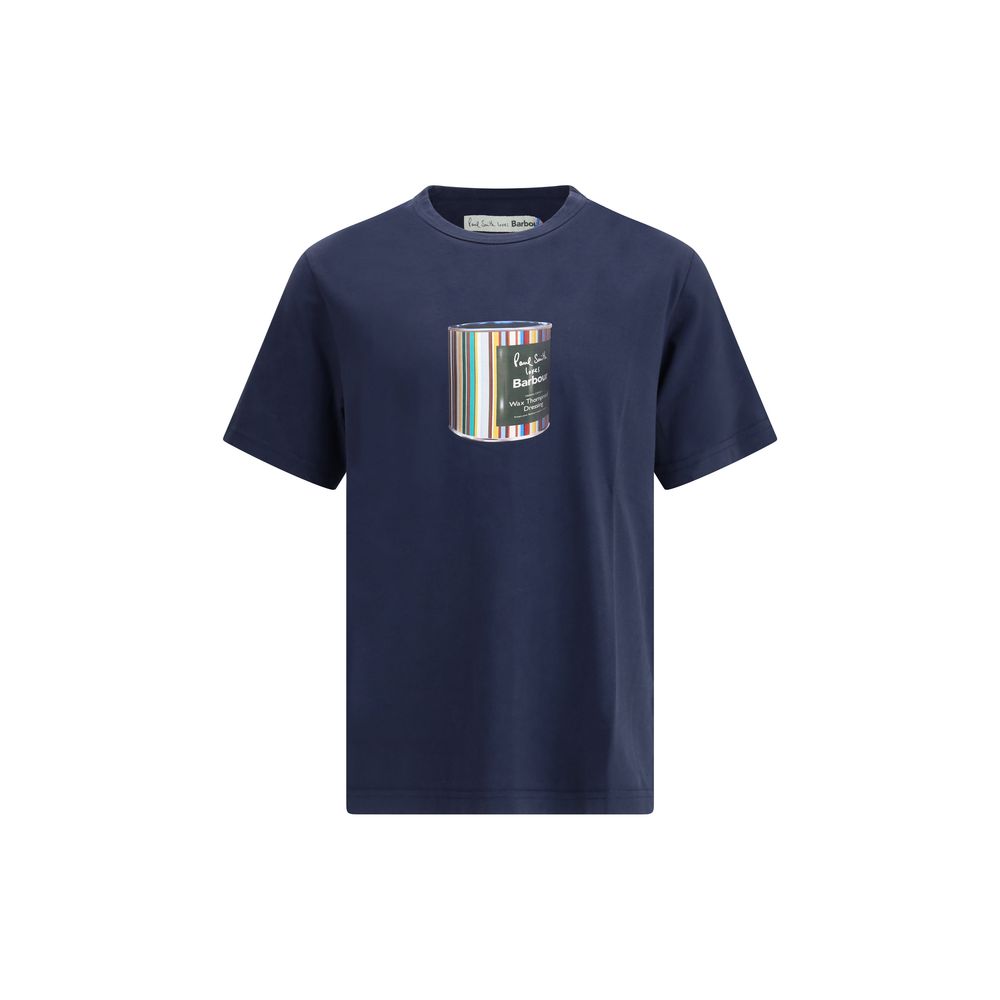 Barbour Baumwoll-T-Shirt in Blau
