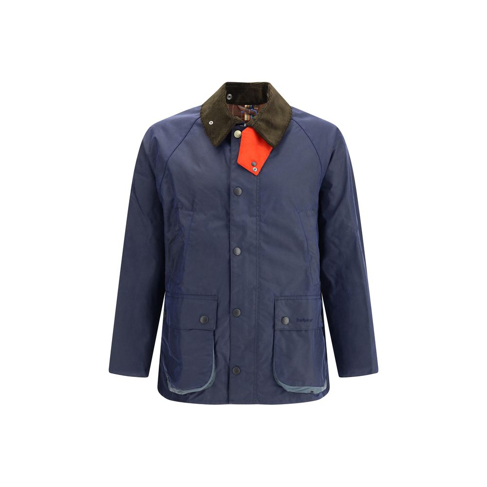 Barbour Blauer Baumwollmantel