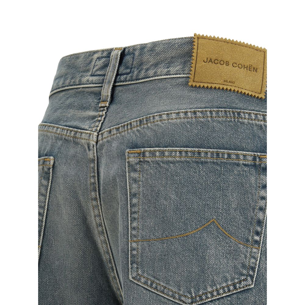 Jacob Cohen Blaue Baumwoll-Jeans aus Denim