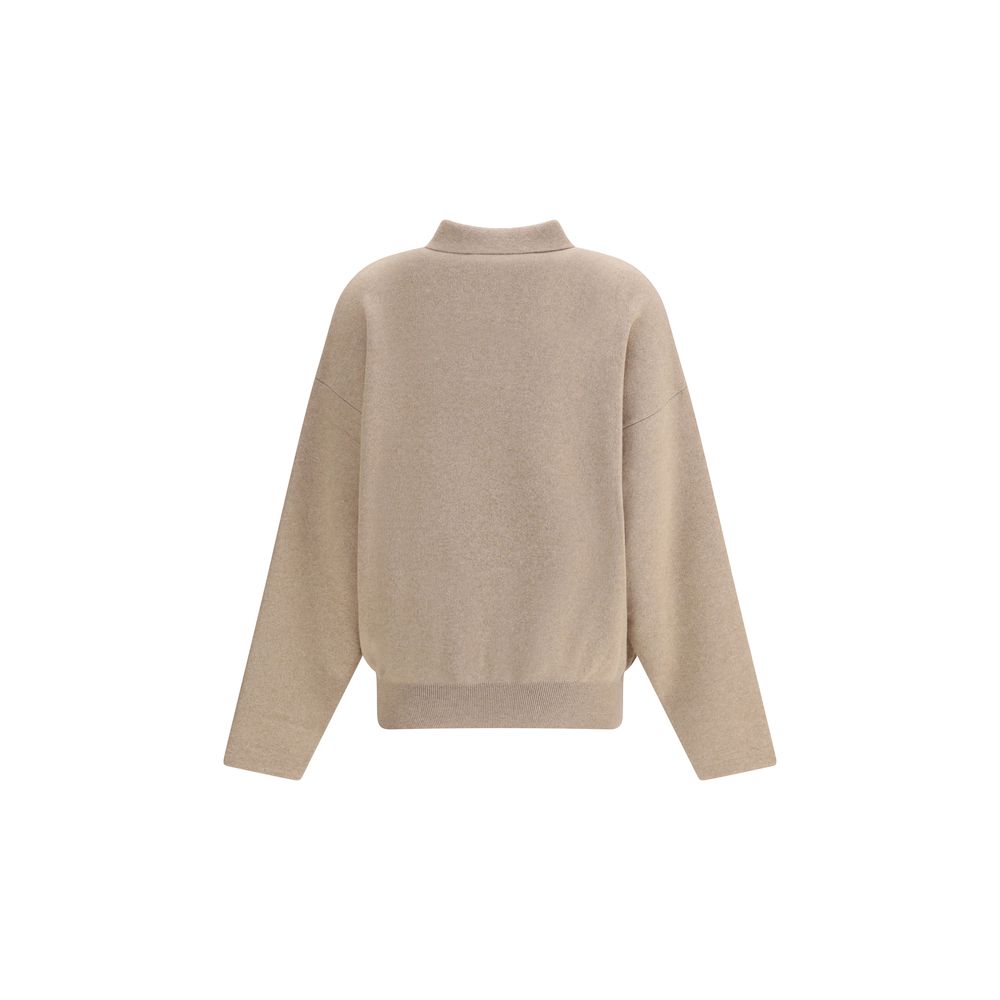 Jacquemus Beiger Woll-Pullover