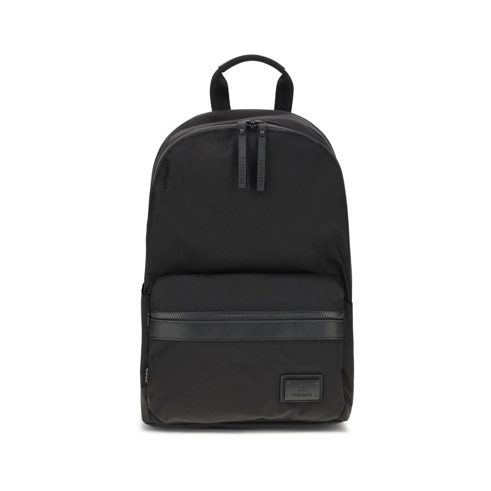 Premiata Schwarzer Nylon-Rucksack