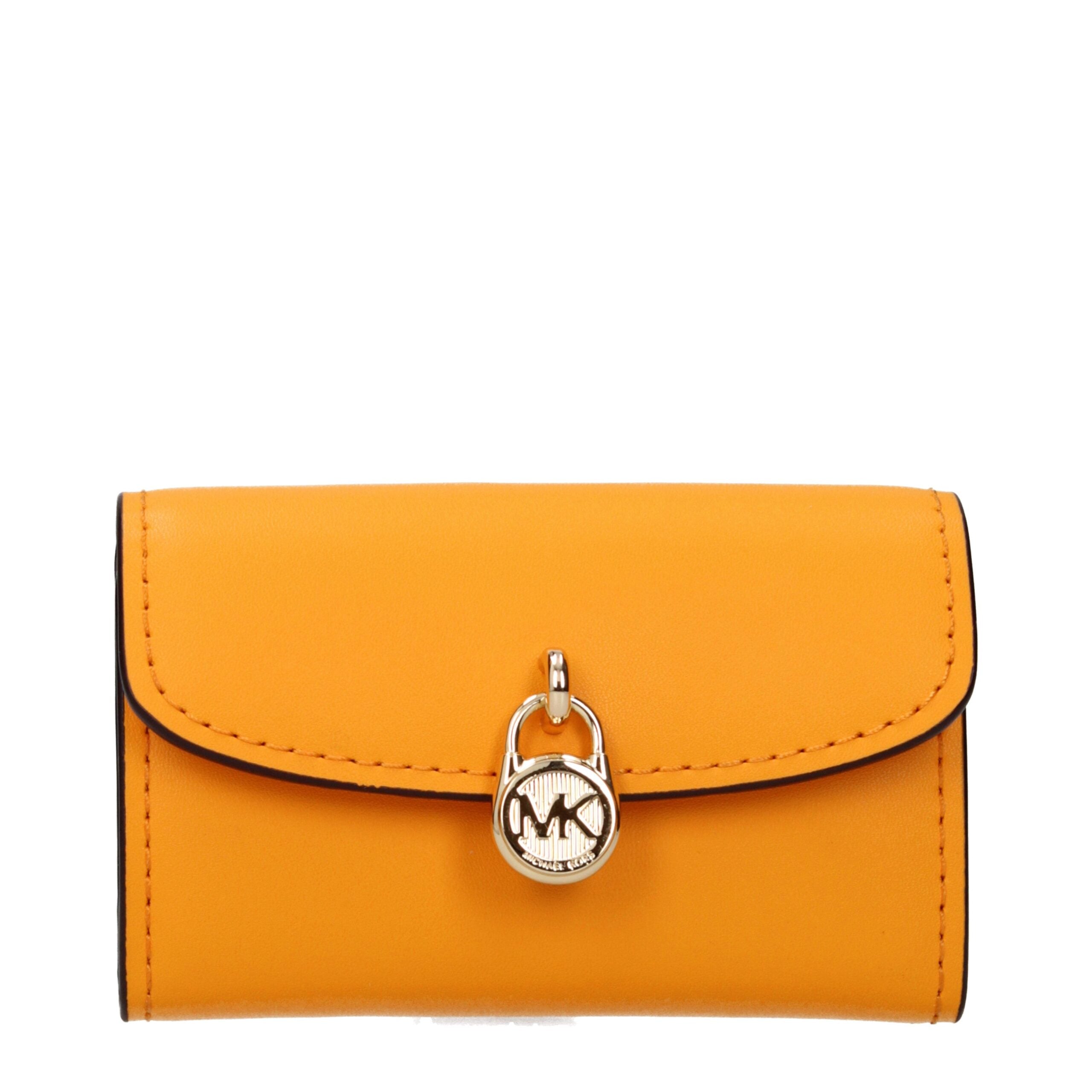 Michael Kors Orange Geldbörse aus Leder