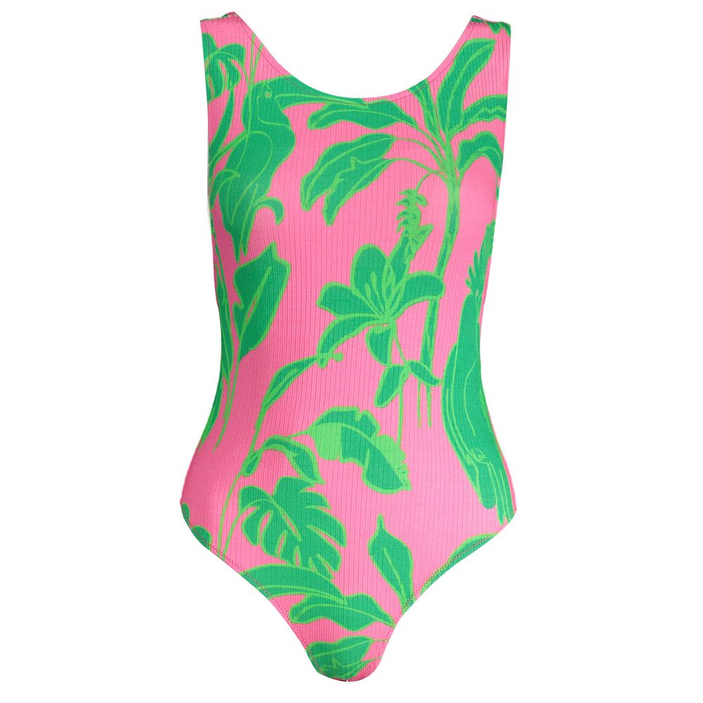 Desigual Rosa Bodysuit aus Elastan