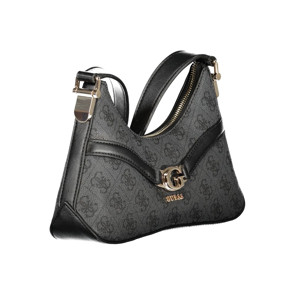 Guess Jeans Handtasche aus schwarzem Polyethylen