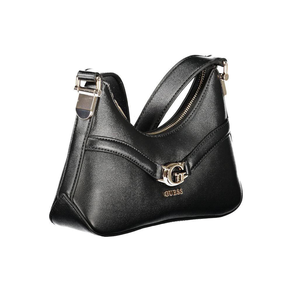 Guess Jeans Handtasche aus schwarzem Polyethylen