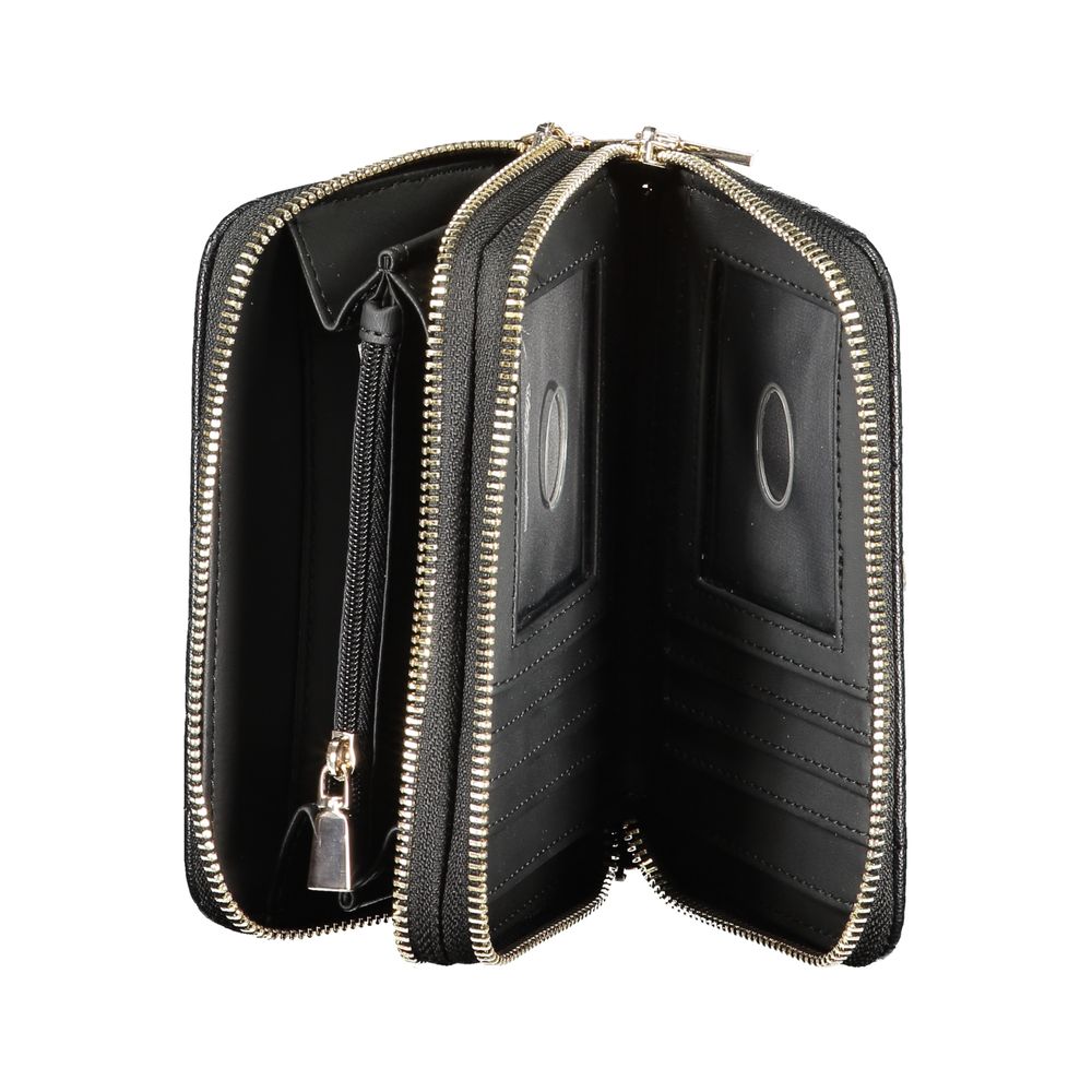 Guess Jeans Schwarzes Polyethylen Portemonnaie