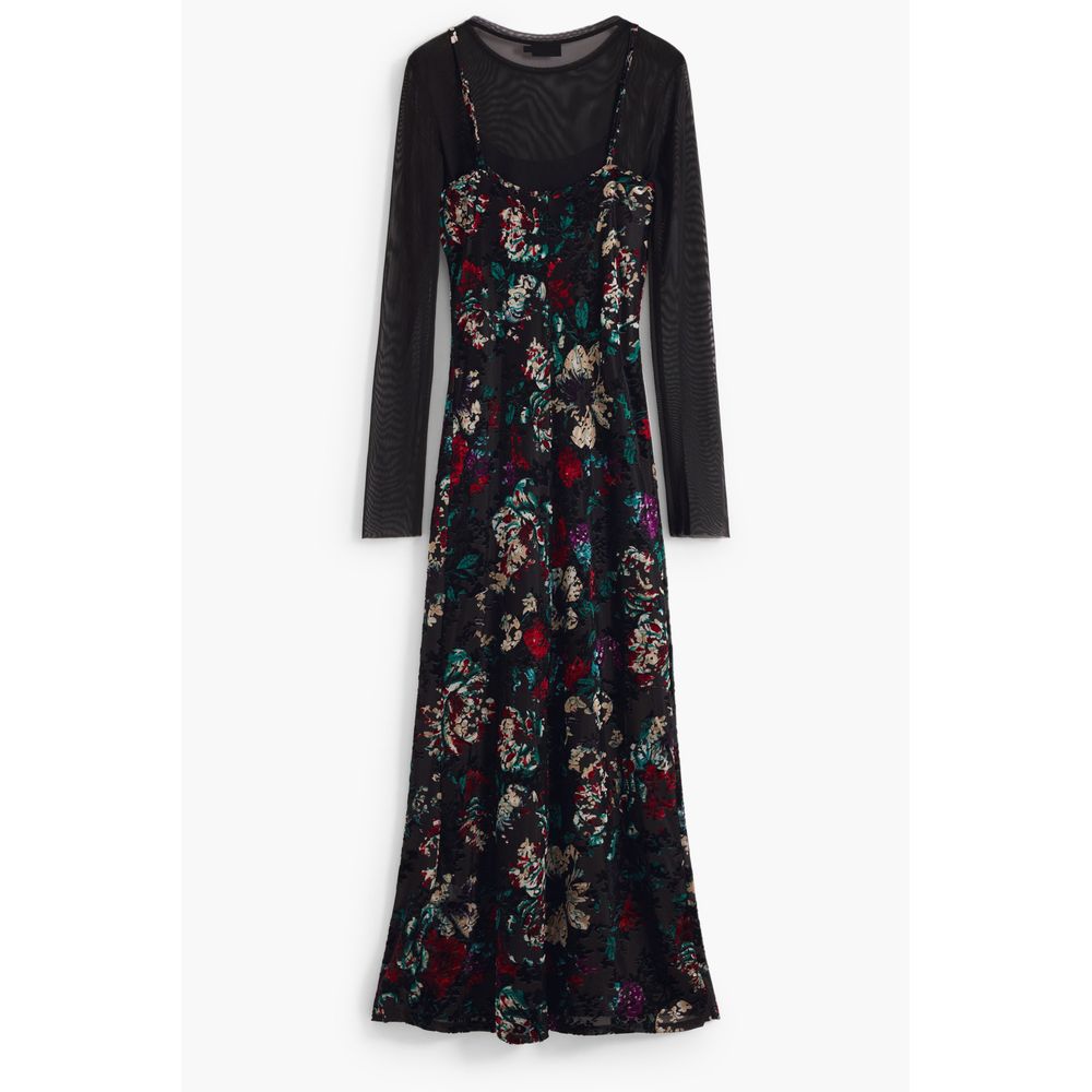 Desigual Schwarzes Polyesterkleid