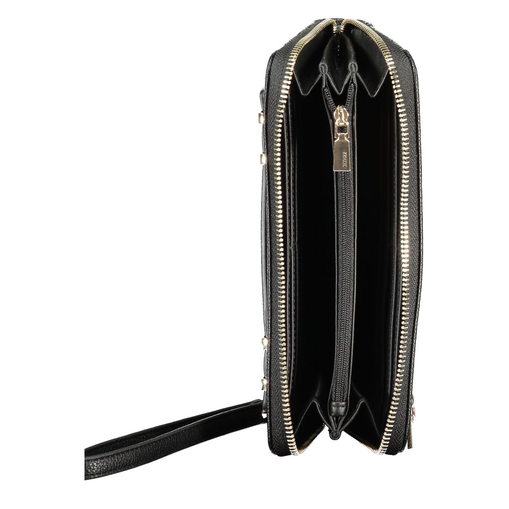 Guess Jeans Schwarze Polyethylen-Geldbörse
