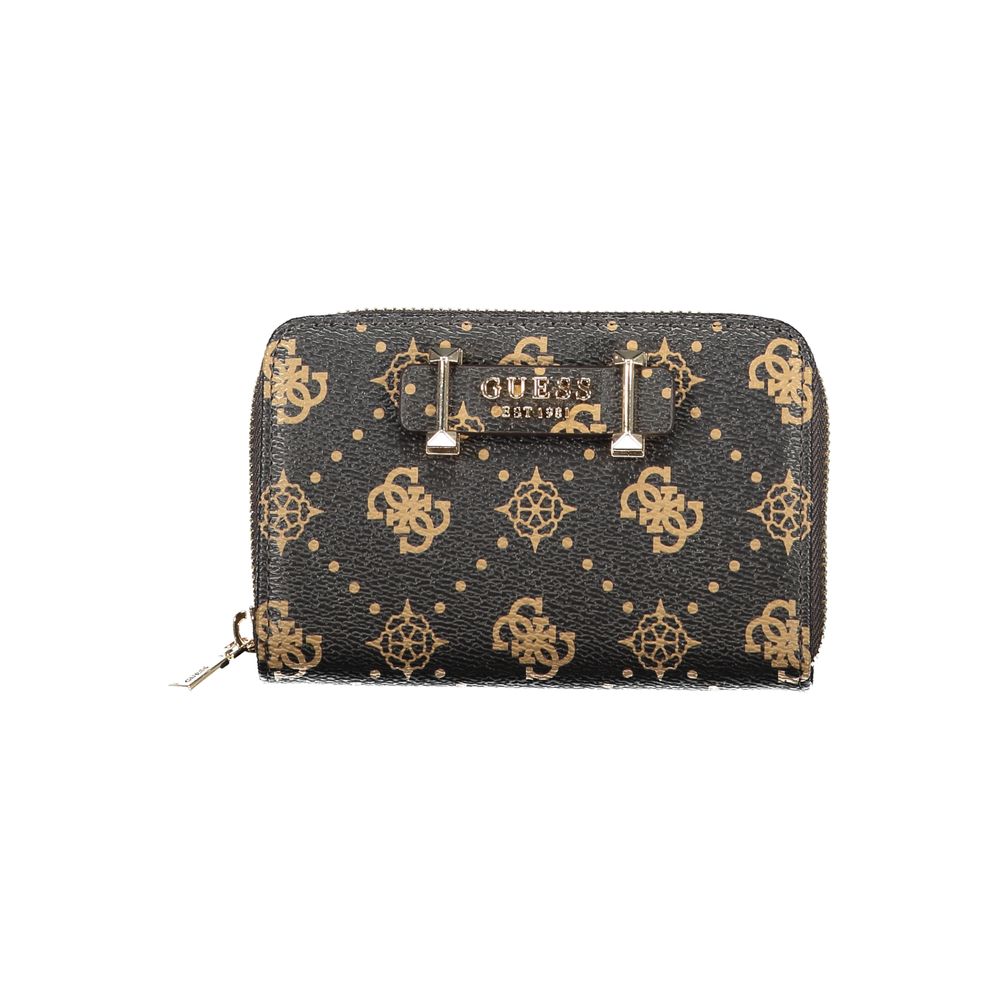 Guess Jeans Geldbörse aus braunem Polyethylen