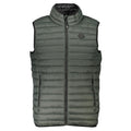 Gianmarco Venturi Grüne ärmellose Jacke aus Polyamid