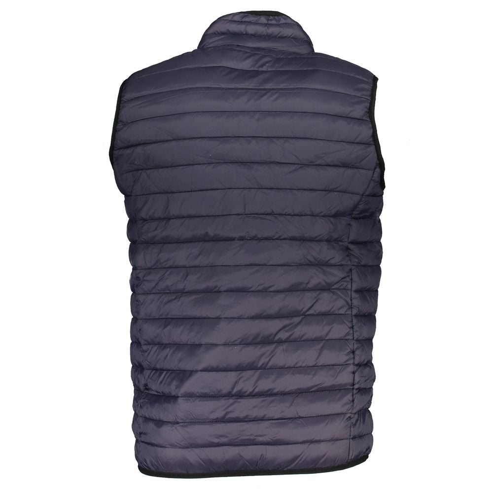 Gianmarco Venturi Ärmellose Jacke aus Polyamid in Blau